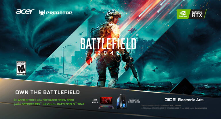 Acer x Nvidia <br>Game Battlefield 2042