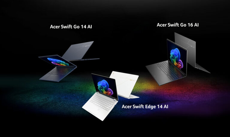 เอเซอร์เปิดตัว Copilot+ PC รุ่นใหม่ Acer Swift Edge AI โน้ตบุ๊กบางเบาพรีเมียม และ Swift Go AI ตอบโจทย์ทุกไลฟ์สไตล์
